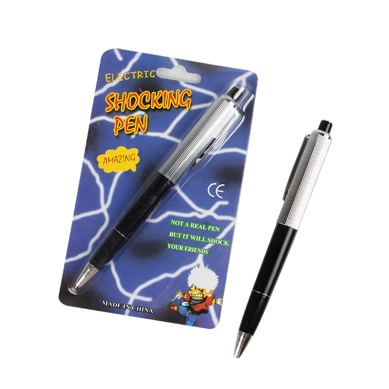 April Fool's Day supplies whole-person toys prank trick supplies electric-person small toys writing electric pen