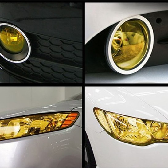 30*120 car headlight film bright light transparent car light film matte blackened tail light fog lamp color change protective film 13 colors