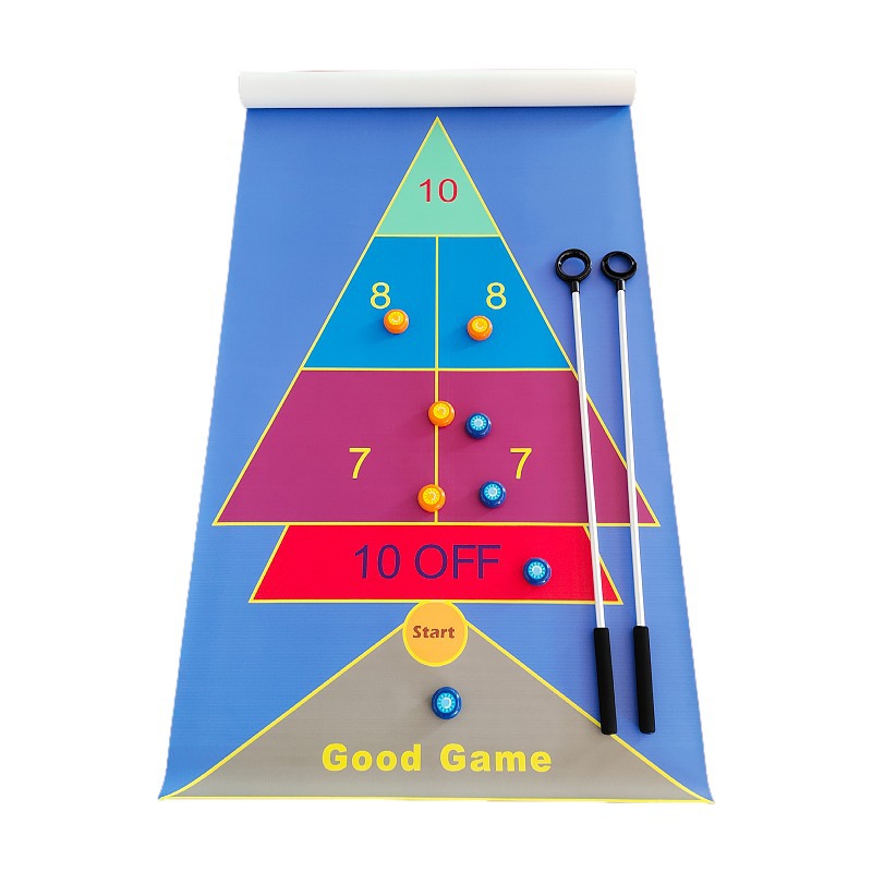 Cross-border Amazon Dry Land Curling Ball Toy Company Group Building Multiplayer Party Game Shuffleboard Battle Toys
