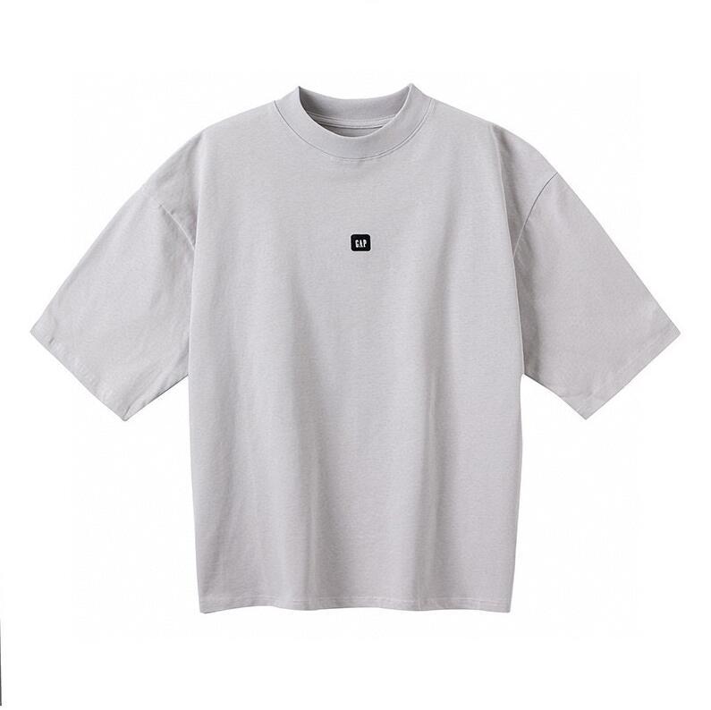 KANYE KANYE Same Style TEE Tripartite Joint Letter Printed Short Sleeve American Fashion Brand High Street Men's and Women's Couples T-shirt