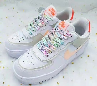 Кешью Цветок Бронзовый Серебряный Цвет Золото Fit AJ1AF1 Air Force One Dunk Owen Бронзовый Кешью Цветочные шнурки