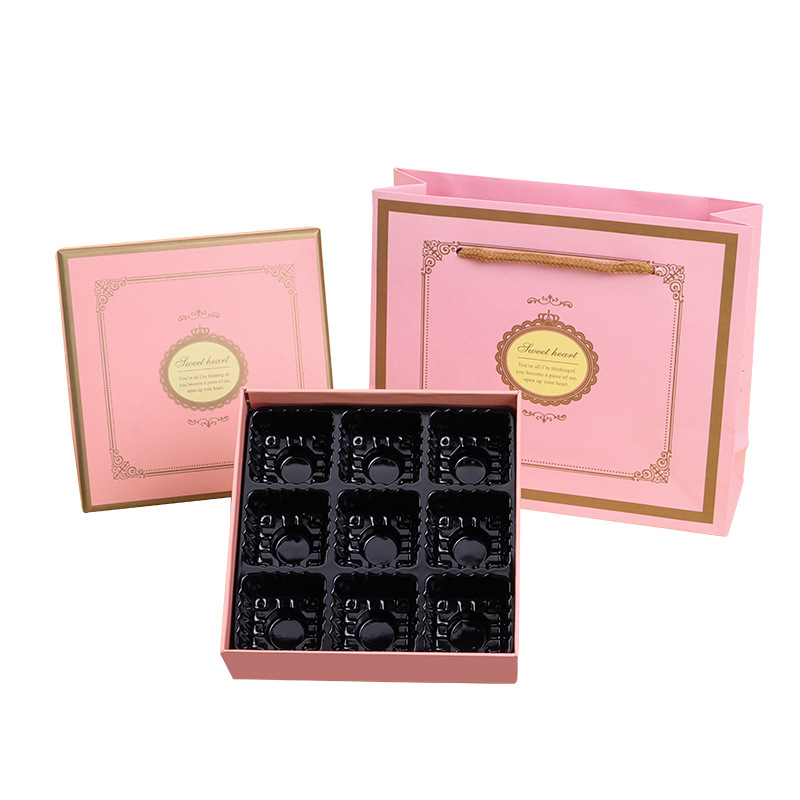 Afternoon Tea Gift Box Chocolate Packaging Box Wholesale Rose Tea Packaging Box Tanabata Valentine's Day Gift Box