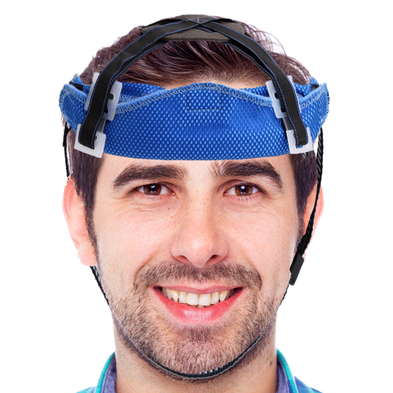 Summer cross-border Amazon antiperspirant cooling towel cap pad sweat pad Outdoor Miner helmet safety helmet sweat belt towel