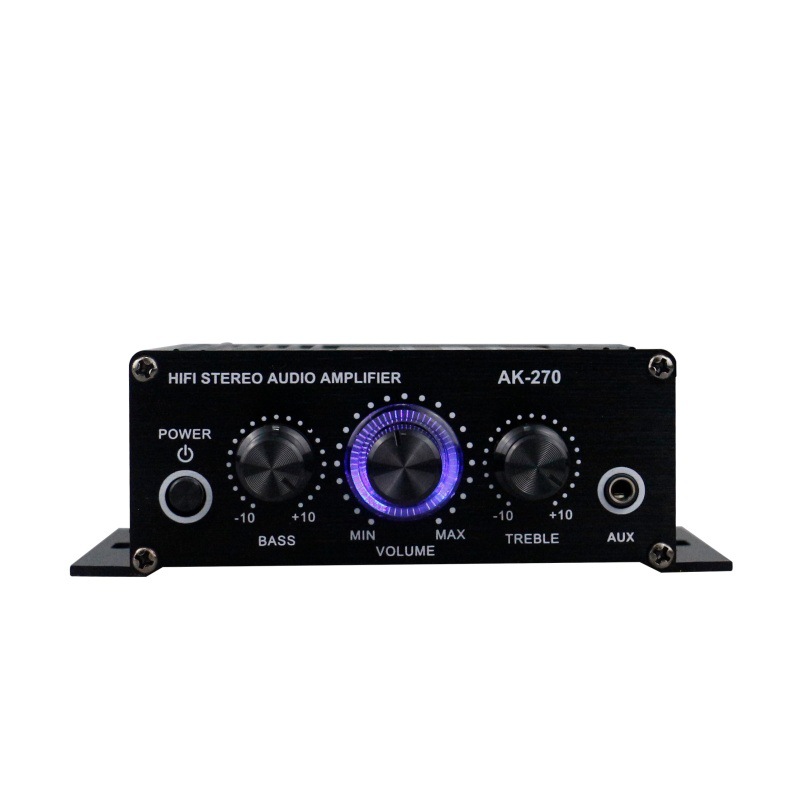 AK-270 power amplifier 12V cross-border e-commerce Amazon foreign trade Hot Mini amplifier