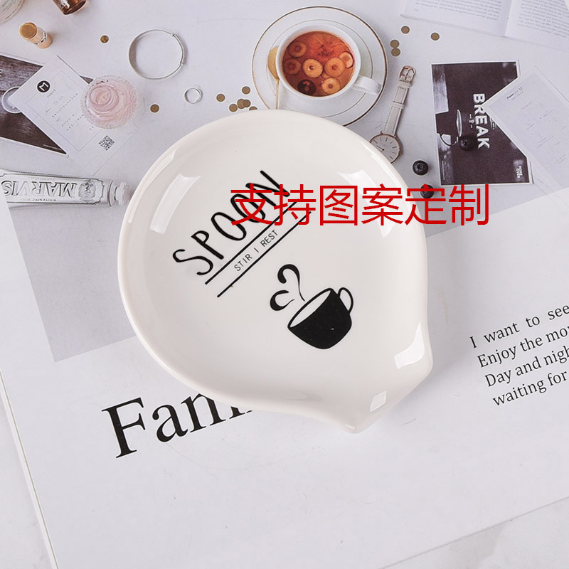 Ceramic Coffee Spoon Amazon Spoon Recorder Decal Spray Glaze Printing Ceramic Spoon Recorder White Spoon Recorder