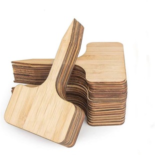 Cross-border Hot Wooden Card Fleshy Plant Flower Label Creative Gardening Garden Handwritten Sign