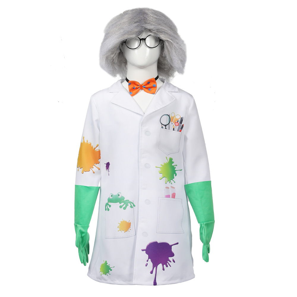 Cross-border supply crazy Frankenstein laboratory scientist work clothes children play house professional performance clothes