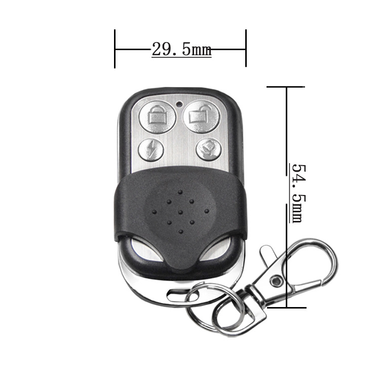 Metal four-button 433 wireless Super copy remote control garage door roll gate 315 wireless copy remote control