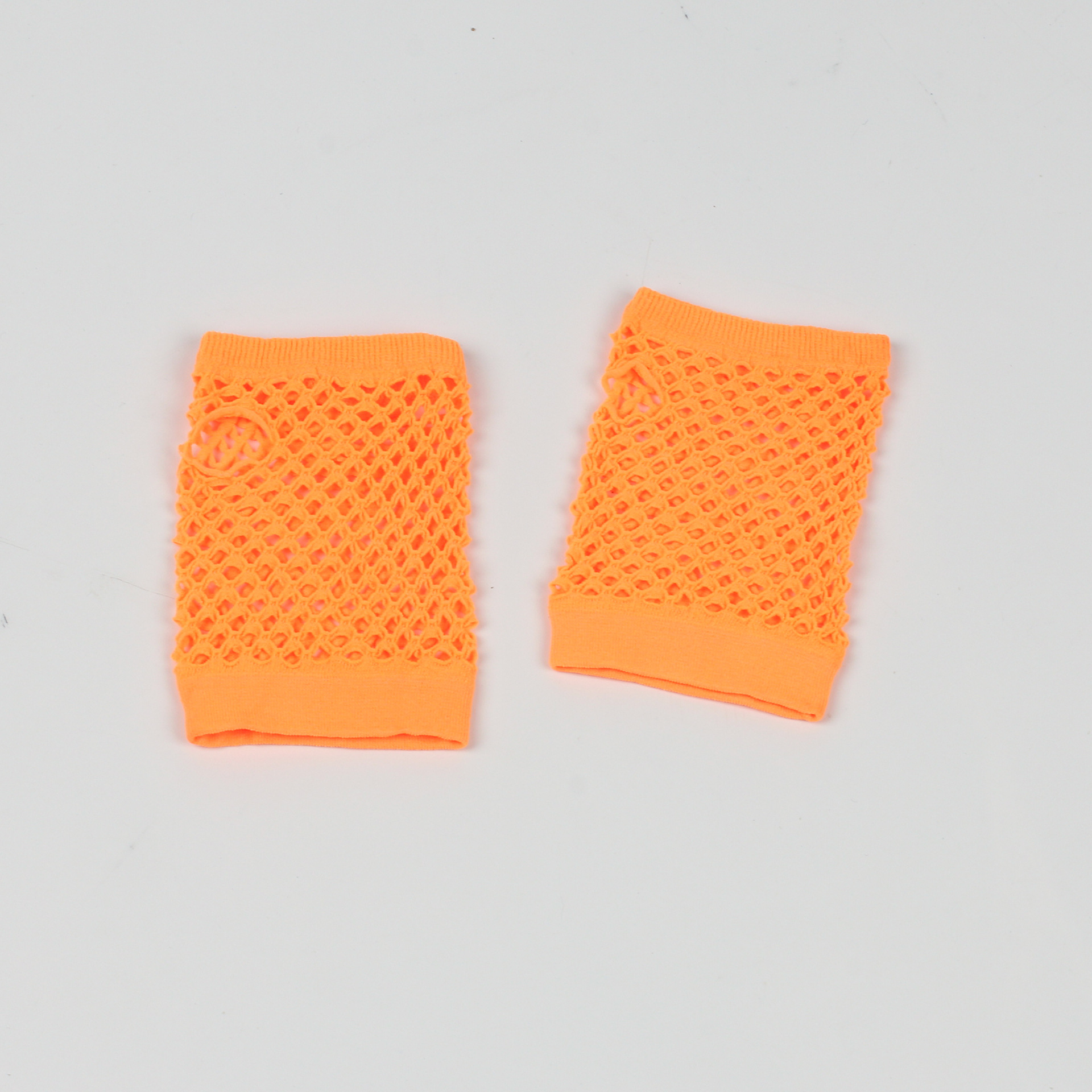 Cross-border short fishing net gloves nightclub multi-color sexy stretch gloves punk gloves European and American hollow mesh gloves_voghion.com