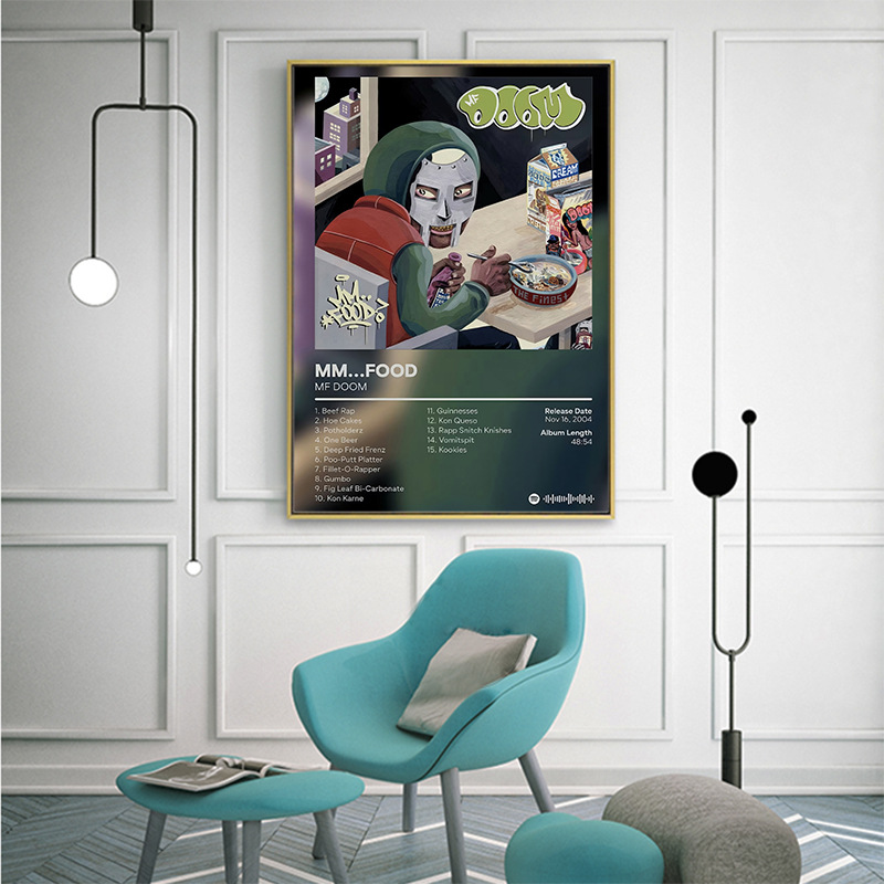 Vinyl record European and American band music album cover poster canvas painting Amazon cross-border living room wall decorative painting