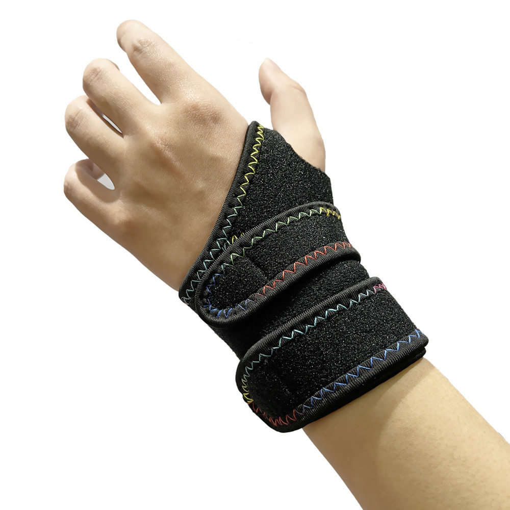 Double Pressure Wristband Sports Winding Hand Guard Professional Fitness Wristband Tennis Badminton Protection Sprain Riding