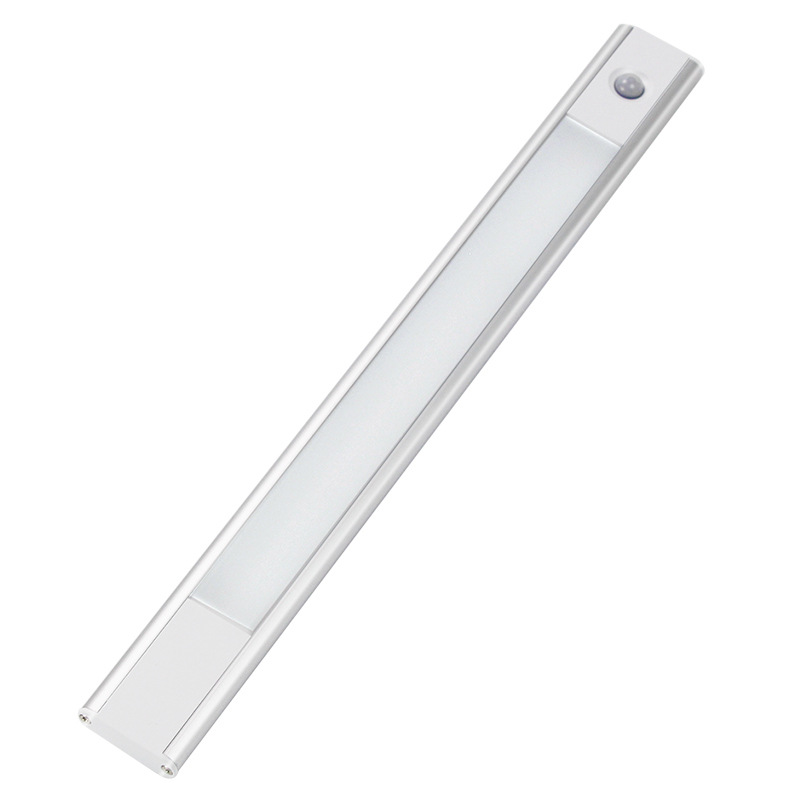 Ultra-thin intelligent human body induction LED lamp long magnetic self-adhesive wardrobe lamp with rechargeable wine cabinet Cabinet lamp
