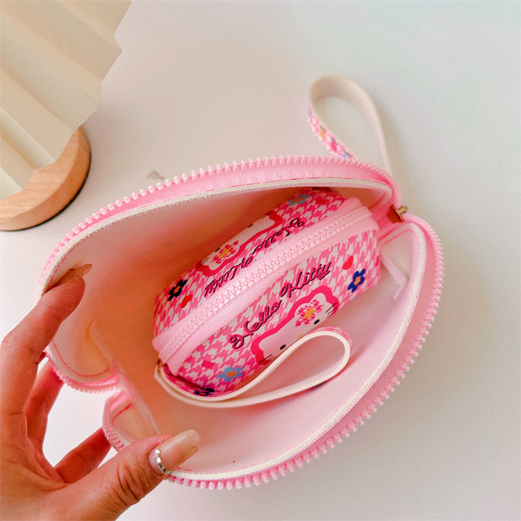 Japanese cute girl heart coolomi cosmetic bag coin purse two-piece portable PC dog portable storage bag