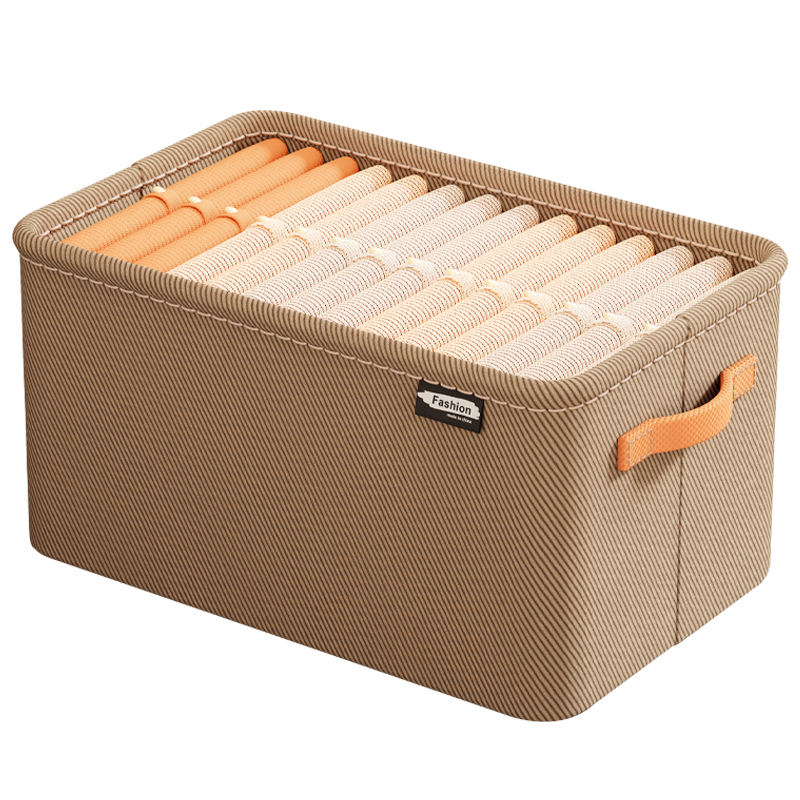 Clothes Pants Storage Box Household Drawer Wardrobe Rectangular Layering Artifact Cationic Folding Storage Finishing Box