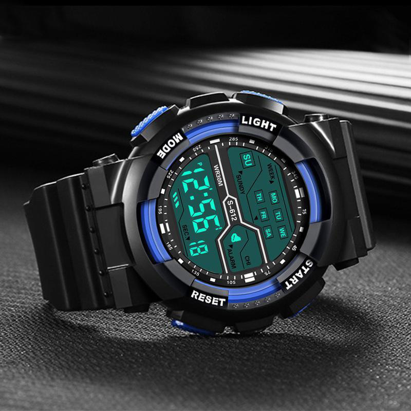 Hot Selling King Kong Electronic Men's and Women's Outdoor Multifunctional Electronic Watch Luminous Waterproof Student Electronic Watch Generation