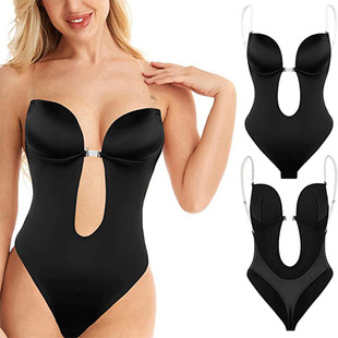 European and American corset Amazon cross-border invisible bra underwear bodybuilding backless wedding dress evening dress one-piece corset