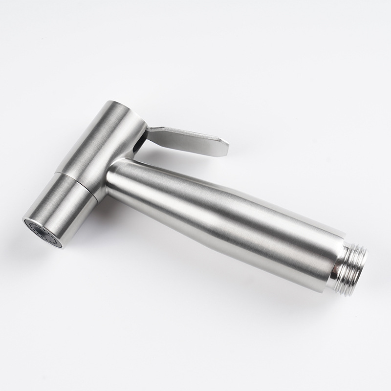 Factory wholesale booster women's cleaner toilet spray gun faucet 304 stainless steel toilet accessory faucet small shower head