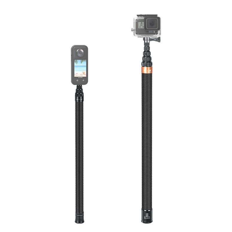Insta углеродного волокна селфи палку GoPro Спортивная камера панорама расширение палку пуля время камеры невидимая палка