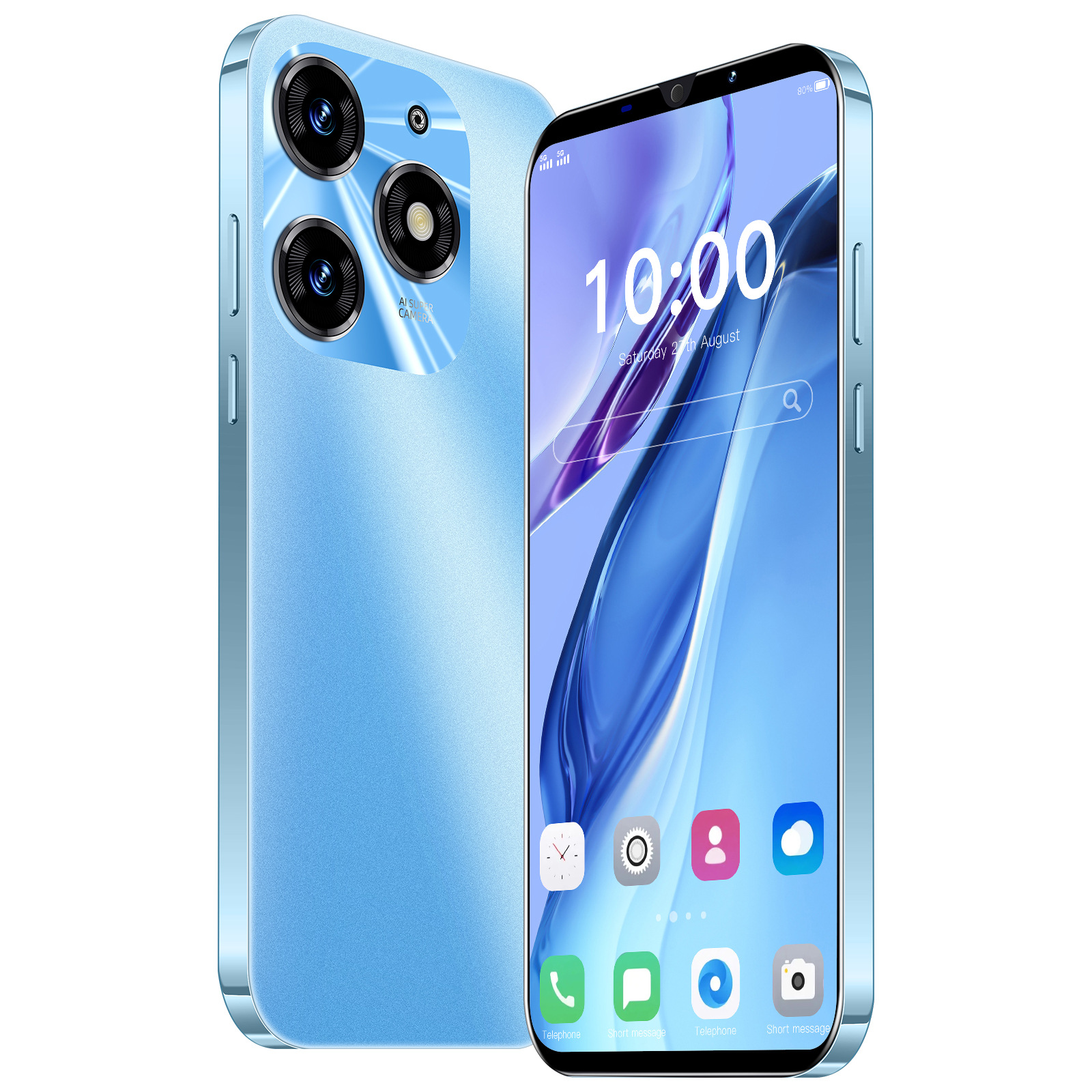 Cross-border smart phone Spark10 Pro foreign trade hot new 1+8G Foreign Language Machine Factory Direct intelligent machine