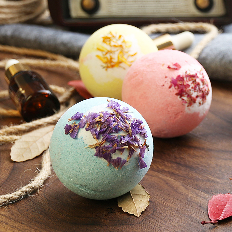 Explosive bath ball bubble bath ball trembles Bath flower female bath salt bath ball Bath bubble bubble bomb bath supplies