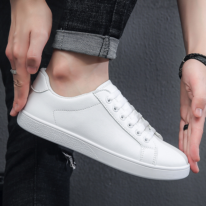 Manufacturers have long-term goods G02 four-season trend breathable white shoes Joker casual skate shoes men's flat driving shoes