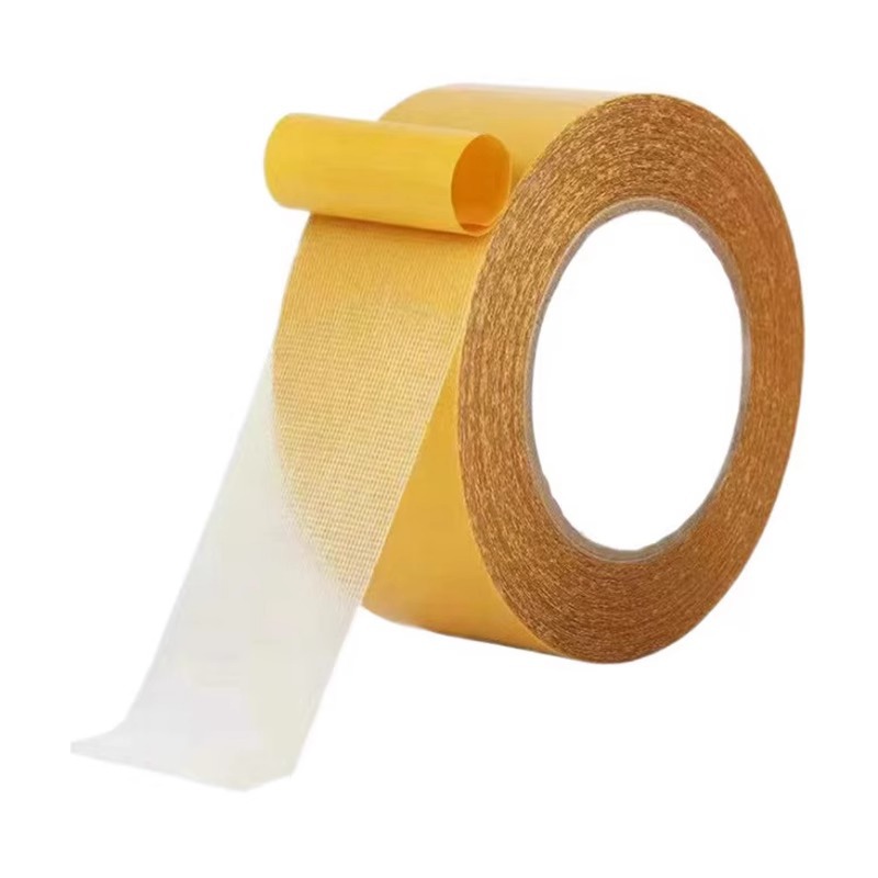 Double-sided tape for cloth base strong high viscosity seamless fixed carpet double-sided tape transparent mesh double-sided tape wholesale