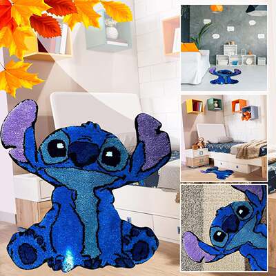 Cross-border Amazon living room bedroom girl children's room children's room home decoration cute anime mat carpet non-slip