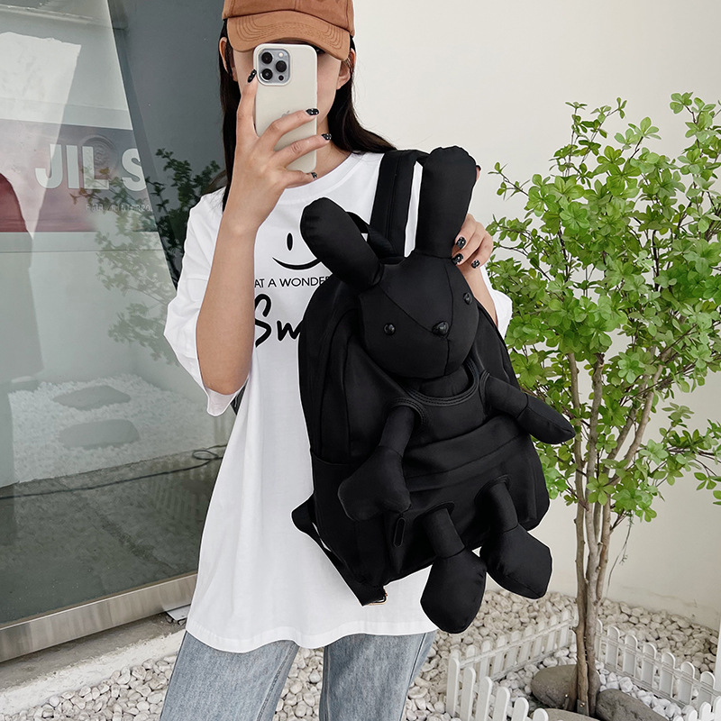 ins cross-border doll cute doll backpack new Korean style casual backpack Grade 1-6 primary school student schoolbag female