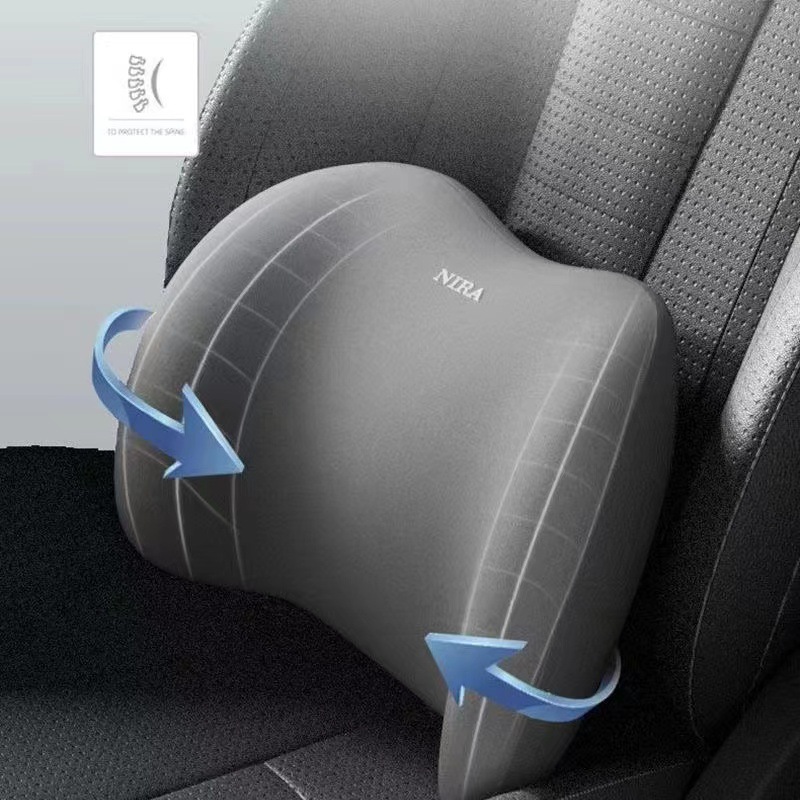 Car Headrest, Lumbar Support, Shoulder Pillow, Car Pillow, Car Heightening Pillow, Memory Foam Lumbar Back Cushion, Home Delivery