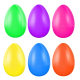 Easter eggshell egg plastic opening decoration twisted egg egg shell 4*6CM small egg shell plastic egg shell
