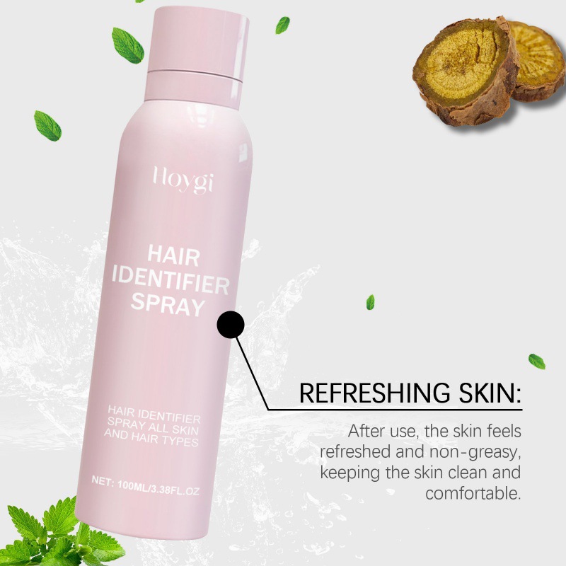 Hoygi Facial Hair Recognition Spray Gentle and Non-irritating Purifying Softening Hair Quickly Clean Hair Removal Spray