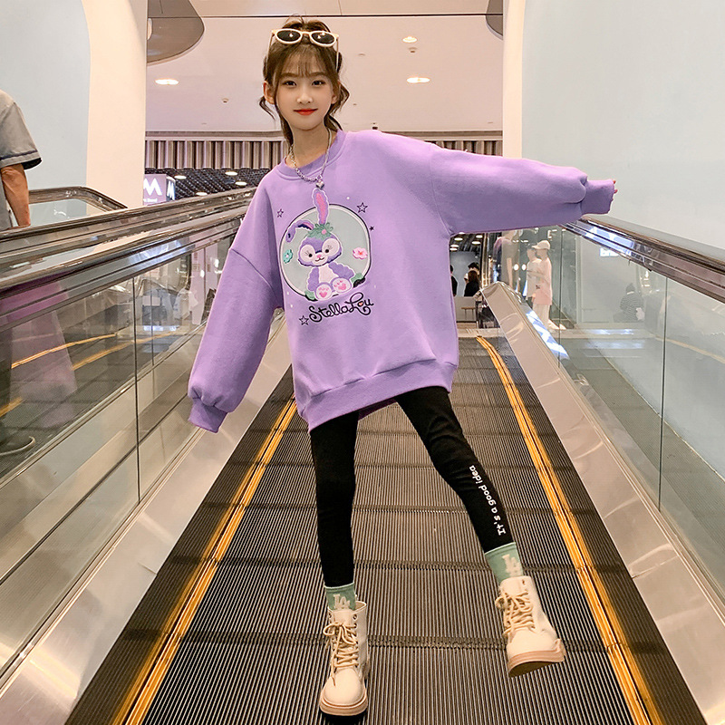 Clearance does not return does not change the big children's Korean version of plus velvet padded vests girls fleece long sleeve jacket a generation of hair