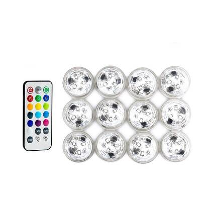 LED21 key remote control colorful timing diamond diving lamp luminous bath vase fountain aquarium aquarium bottom lamp