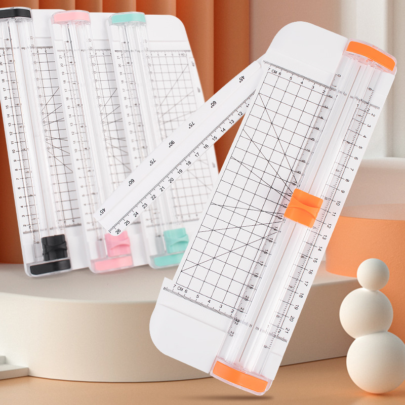 Cross-border supply large A5 paper cutter plastic base portable sliding paper cutter factory wholesale paper cutter