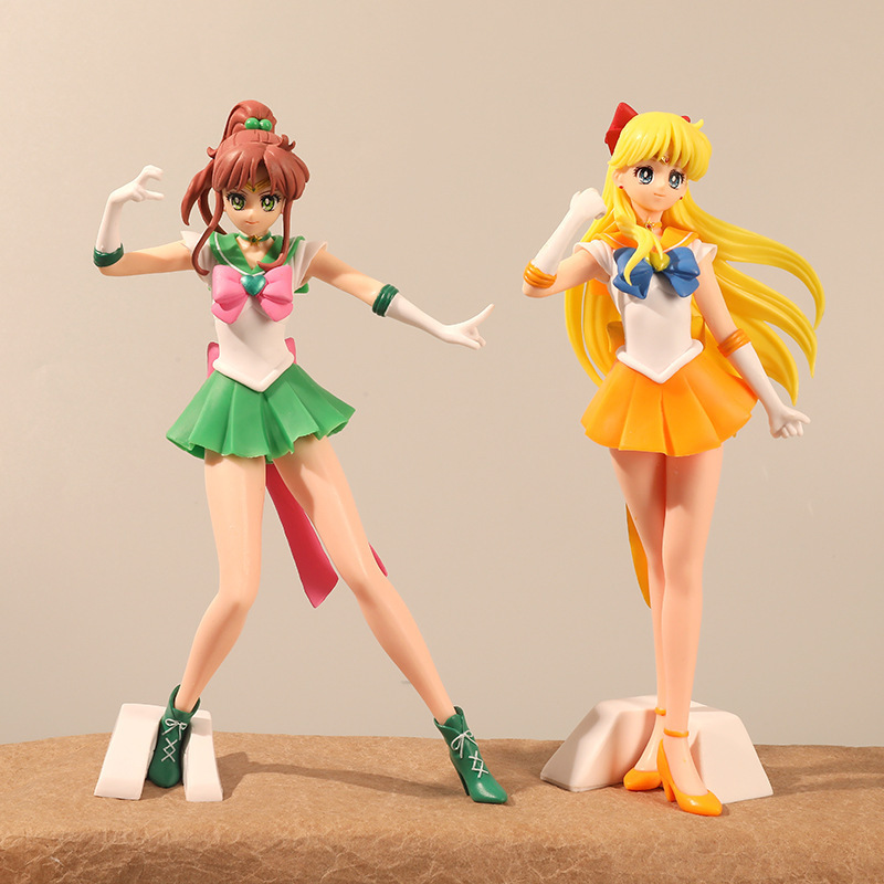 22 センチメートル女性の戦士漫画置物木星ジュノ金星ミナコアクションフィギュアおもちゃグッズ|undefined