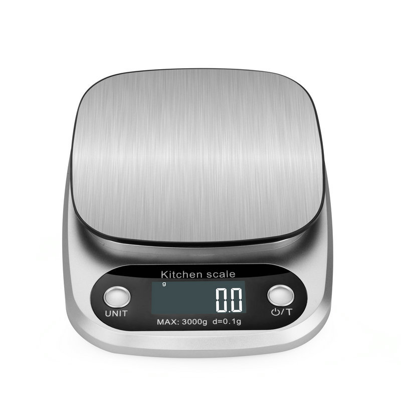 New household kitchen scale electronic scale 0.1g food gift stainless steel precision electronic balance platform scale 1G scale