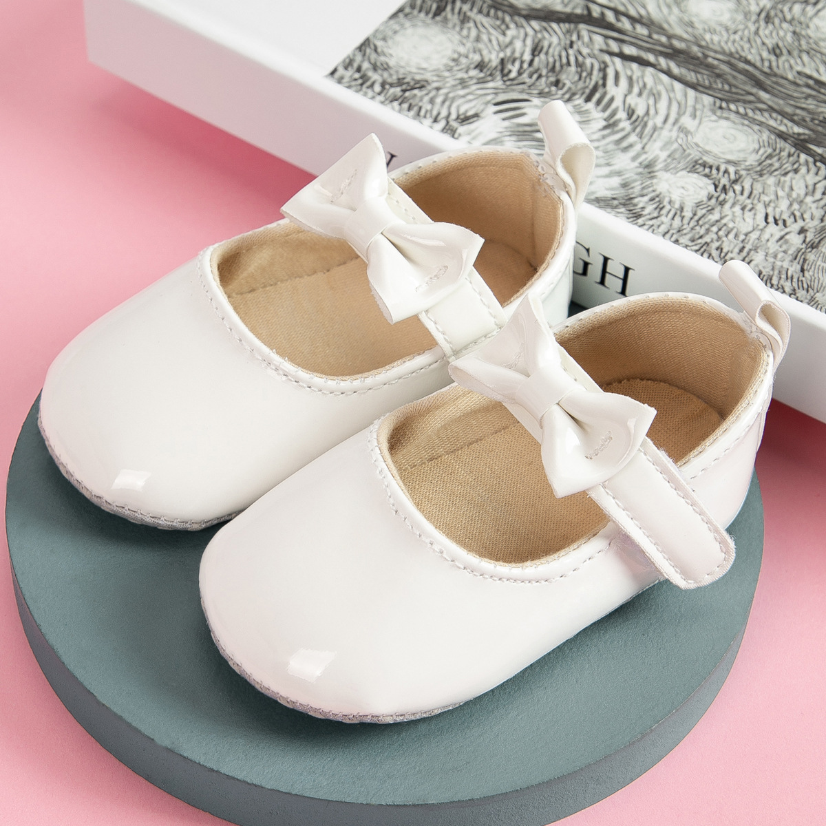 新款婴儿鞋 蝴蝶结软底防滑学步鞋宝宝鞋 公主鞋 baby shoes