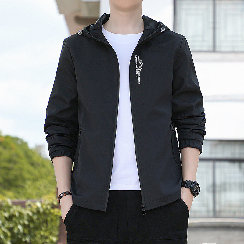 Spring and Autumn Thin Outdoor Sports Waterproof Windproof Jacket Large Size Men's Rush Clothes Couple's Top Jacket for Men