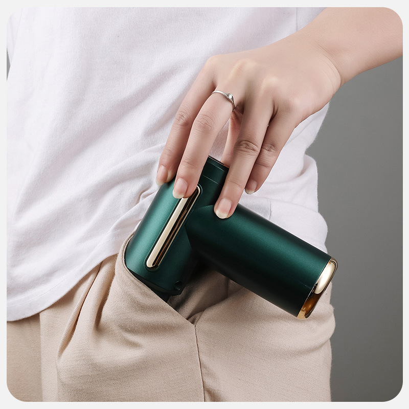 Multifunctional mini fascia gun muscle massager electric household cross-border LCD screen smart massage gun manufacturers