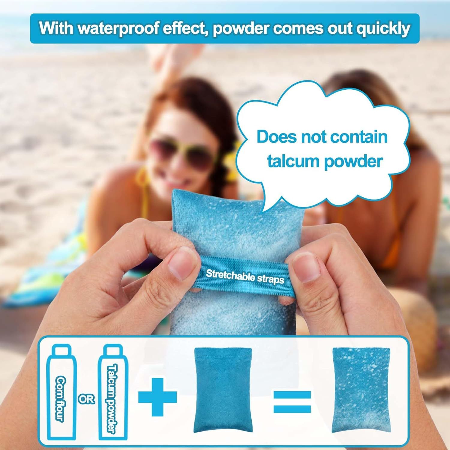 Amazon new sandremover suitable for beach sandbag powder bag sandbrush beach vacation camping essentials