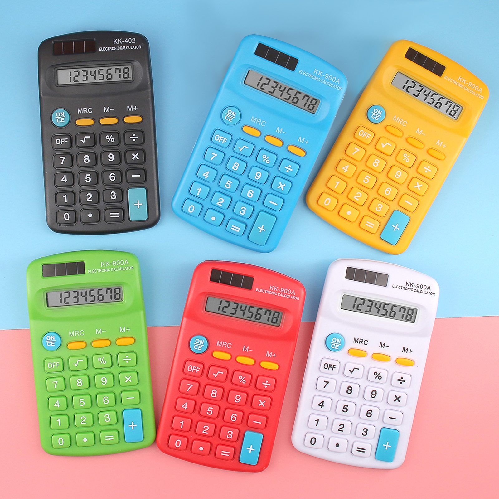 Student calculator Palm type 8 bit gift computer fashion mini portable color calculator wholesale
