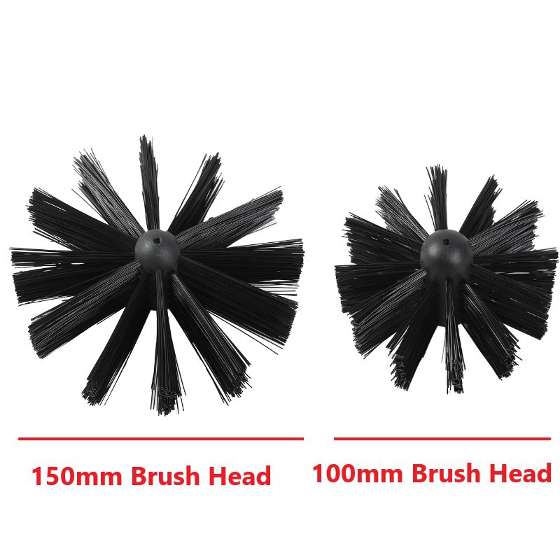 Cross-border hot-selling chimney brush dryer pipe cleaning brush range hood pipe cleaning brush a generation of hair