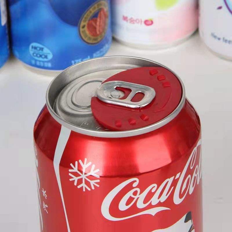 Japanese plastic can fresh-keeping cover food grade dust cover sealed Coke bottle leak-proof cover canned sealing cover