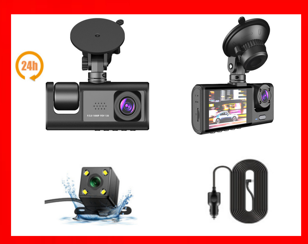 Cross-border S1 driving recorder three recording C309 car hidden Network car three lens wholesale spot explosions