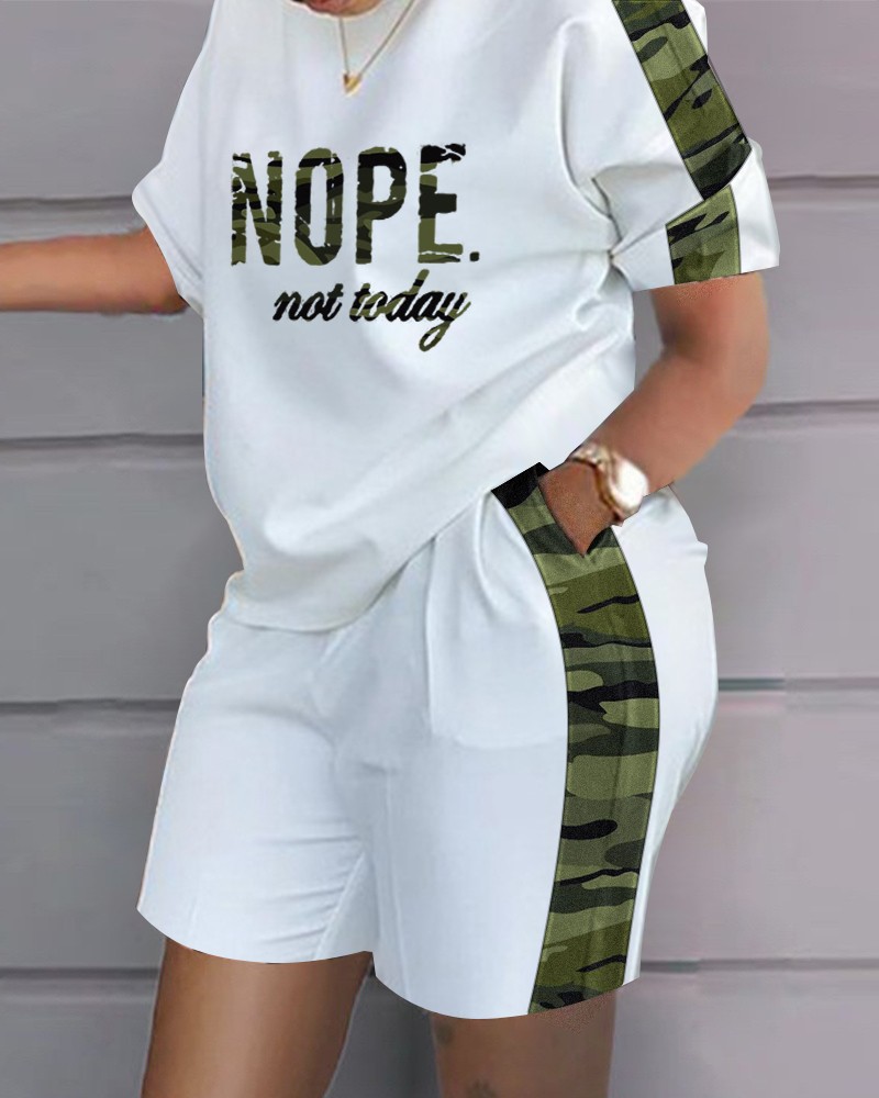 Spring and summer 2023 new European and American cross-border TEMU Amazon explosions AliExpress short sleeve two-piece commuter suit for women