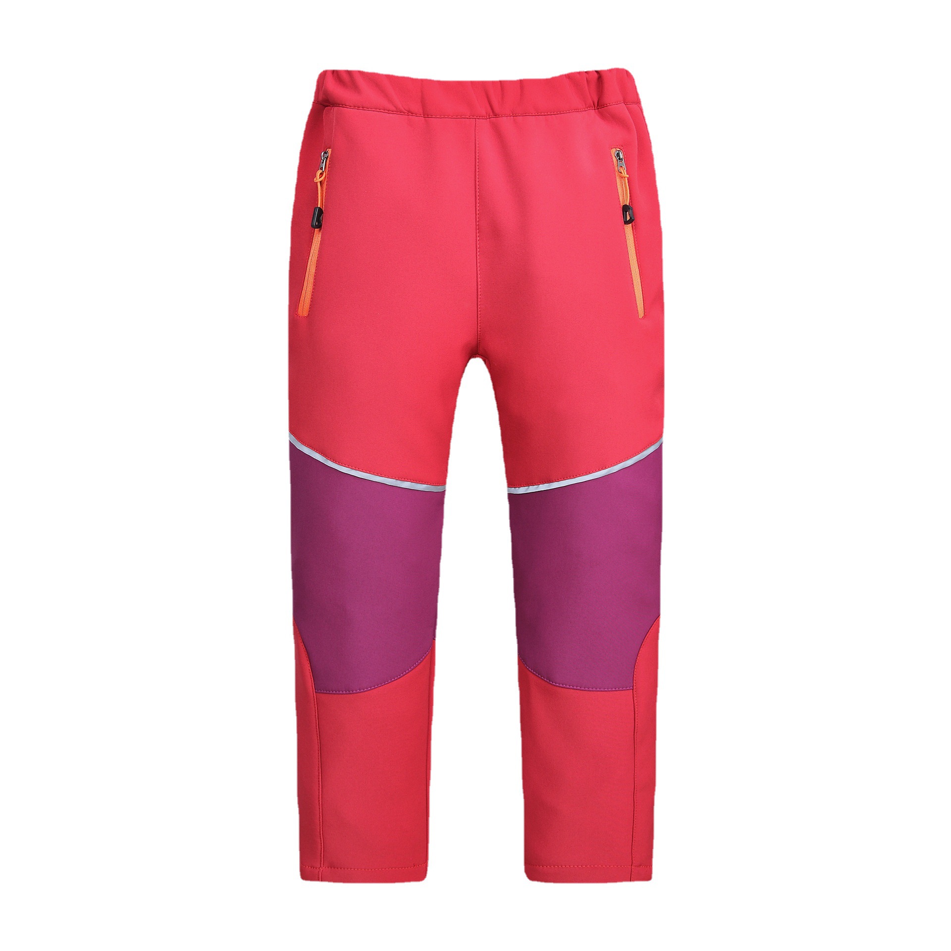 PETUTWO/Pengtutu Children's Soft Shell Rush Pants Outdoor Mountaineering Warm Pants Soft Shell Waterproof Pants for Boys and Girls
