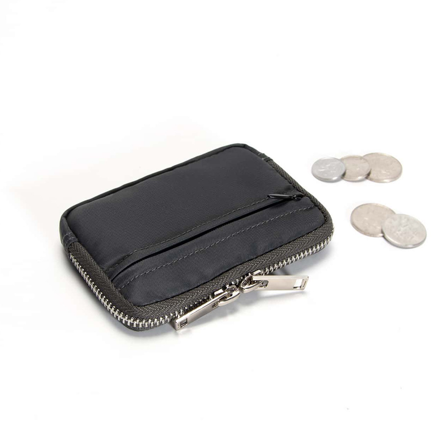 Simple and compact multi-functional Coin Coin purse hand-held RFID anti-theft card swiping bag mini key storage bag_voghion.com
