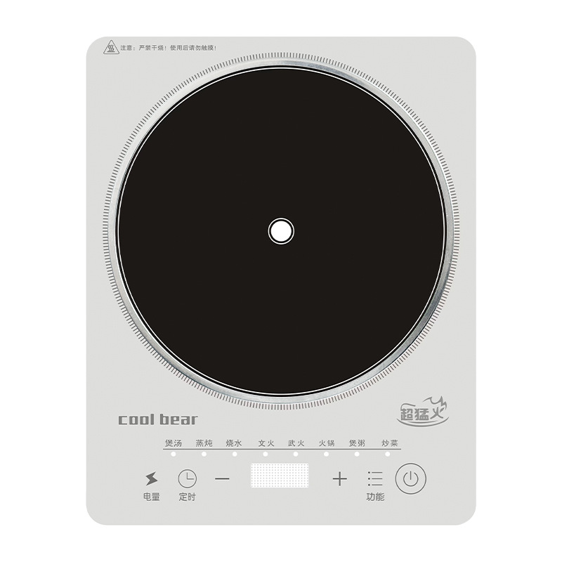 Wholesale household intelligent induction cooker touch screen eight-speed fire factory direct supply fierce fire hot pot gift group purchase
