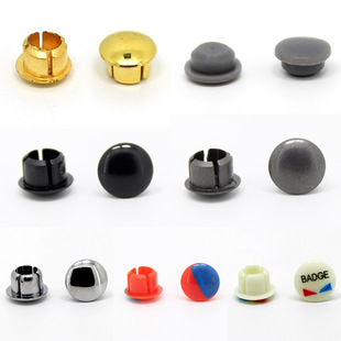 Faucet accessories handle hot and cold water logo switch handle hole cover red and blue label decorative cover hot and cold logo