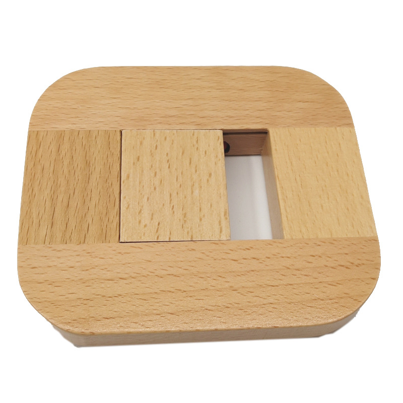 Flat Ball Children's Intelligence Development Brain Lu Ban Lock Student Adult Anti-Alzheimer's Decompression Toy Wooden